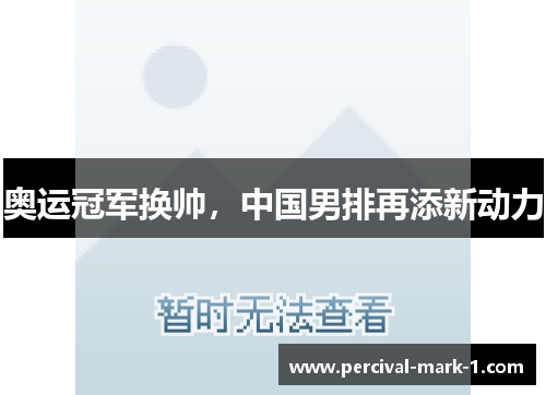 奥运冠军换帅，中国男排再添新动力
